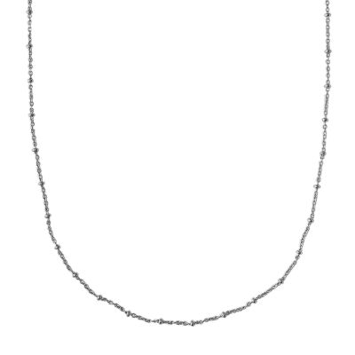 Xenox Kugel-Fantasie-Halskette Damen Basic Sterlingsilber 45 cm KFA012