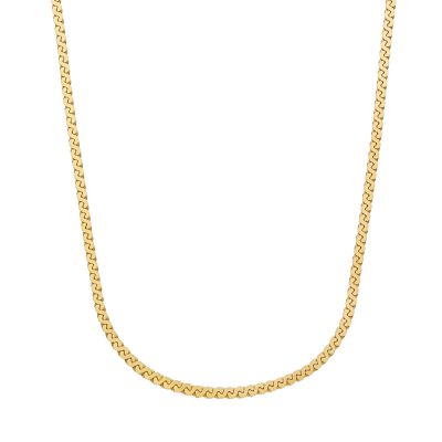 Xenox Halskette Damen Basic Silber 18k Vergoldet 45 cm KSE023G/45