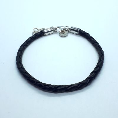 Lovelinks LA-07101191-20 Armband Damen Beads Charms Leder Silber 20 cm