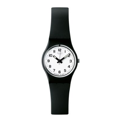 Swatch LB153 Damen-Uhr Something New Silikon Schwarz Ø 25 mm