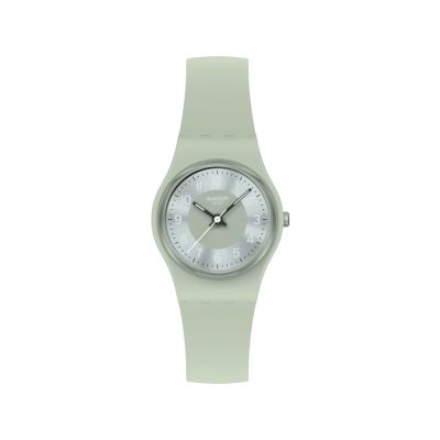 Swatch Armband-Uhr Serenity of Sage Analog Quarz Silikon-Band LG131