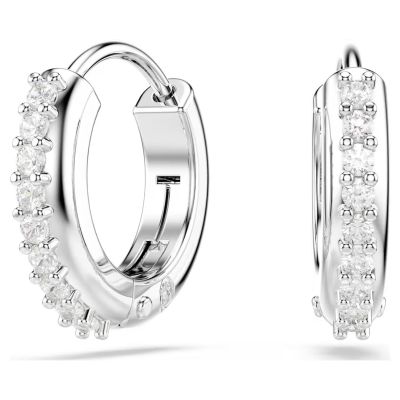 Swarovski Creolen Damen Matrix Swarovski® Zirkonia Silber-Ton 5690670