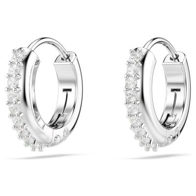 Swarovski Creolen Damen Matrix Swarovski® Zirkonia Silber-Ton 5690670