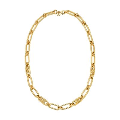Michael Kors Gliederkette Damen Logo MK Vergoldet MKJ828400710