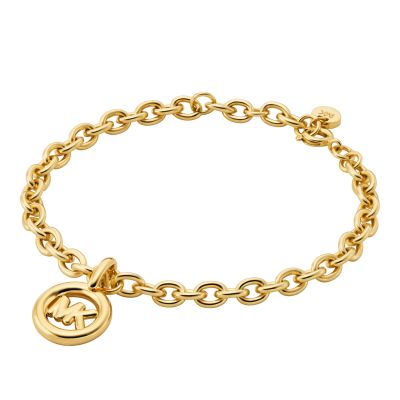 Michael Kors Gliederarmband mit Logo-Anhänger Gold-Ton MKJ8578710