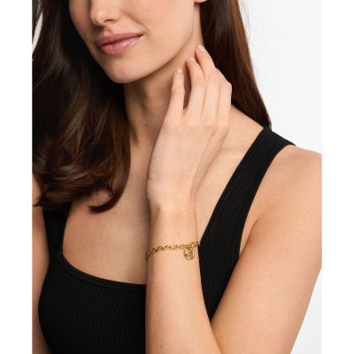 Michael Kors Gliederarmband mit Logo-Anhänger Gold-Ton MKJ8578710