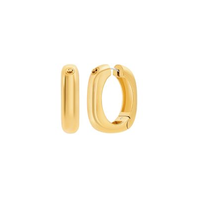 Michael Kors Creolen Ohrringe Quadratisch Metall Gold-Ton MKJ8603710