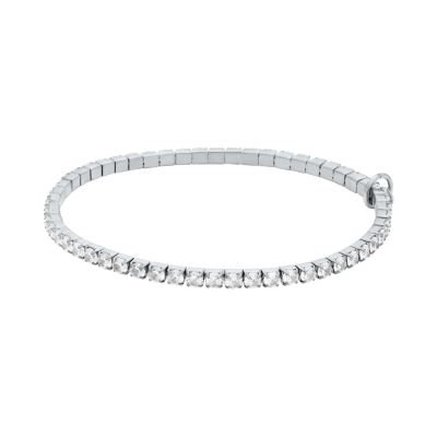 Michael Kors Stretch-Tennisarmband Pavé Silberton MKJ8682040