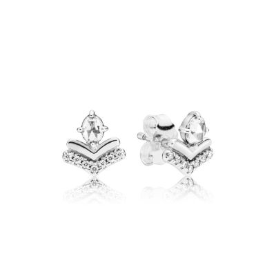 Pandora 297787CZ Ohrstecker Ohrringe Classic Wishes Sterling-Silber