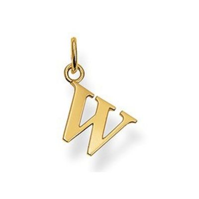 Thomas Sabo PE610-413-12 Ketten-Anhänger Buchstabe W Silber Gelbgold