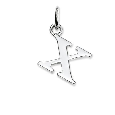 Thomas Sabo PE611-001-12 Ketten-Anhänger Buchstabe X Sterling-Silber