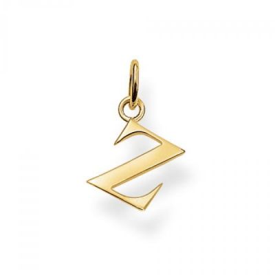 Thomas Sabo PE613-413-12 Ketten-Anhänger Buchstabe Z Silber Gelbgold
