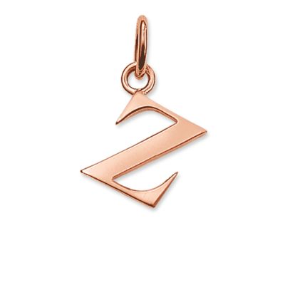 Thomas Sabo PE613-415-12 Ketten-Anhänger Buchstabe Z Silber Rosé Vergoldet