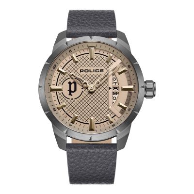  Police PEWJB2226903 Herren-Uhr Neist Analog Quarz Leder-Armband