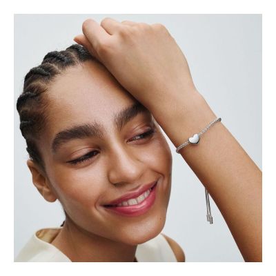 Pandora Charm Be Love Gravierbares Herz Mini Silber 793439C00