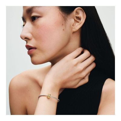 Pandora Clip Charm Damen Liebesknoten Vergoldet
