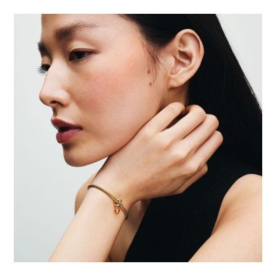 Pandora Charm-Anhänger Gelber Ewigkeitskreis November Vergoldet 763462C11