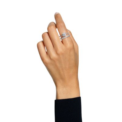 Swarovski Ring Set Damen Stilla Swarovski® Zirkonia 5649216 Gr. 52
