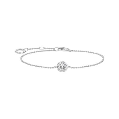Thomas Sabo Armband Damen Weiße Zirkonia Halo Circle Silber SCA150001
