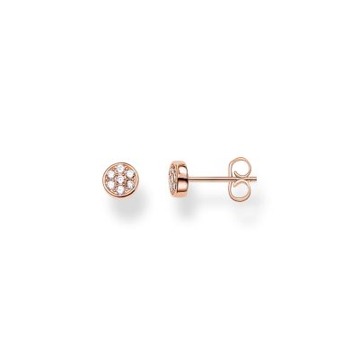 Thomas Sabo H1848-416-14 Ohrstecker Sparkling Circles Rosé-Ton Silber