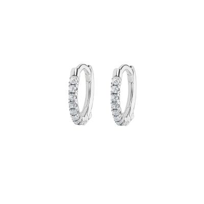 Thomas Sabo Creolen Ohrringe Damen Zirkonia Silber 11 mm SCH150307