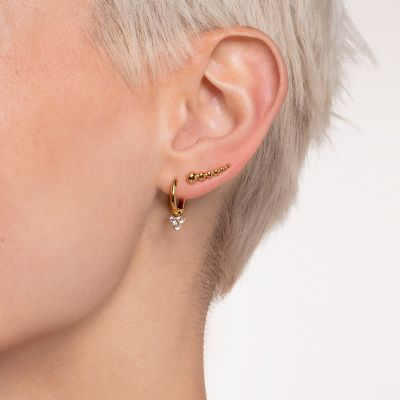 Thomas Sabo Creolen Ohrringe Damen Klassisch Vergoldet SCH150313