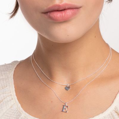 Thomas Sabo SCKE150322 Halskette mit Anhänger Damen Herz Sterling-Silber 45 cm