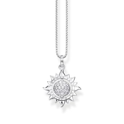 Thomas Sabo SCKE150335 Halskette mit Anhänger Damen Sonne Sterling-Silber