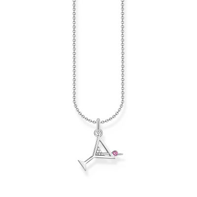 Thomas Sabo Halskette mit Anhänger Damen Cocktail Silber KE2232-013-27