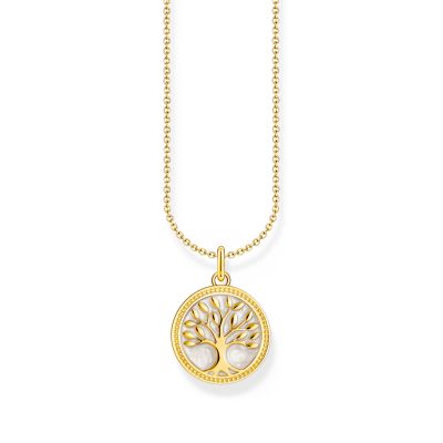 Thomas Sabo Kette-Anhänger Damen Tree of Love Vergoldet KE2220-427-39