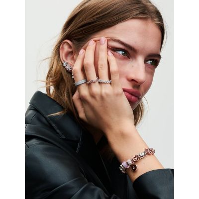 Pandora Rose 789421C00 Charm Damen Murano-Glas Rosafarben