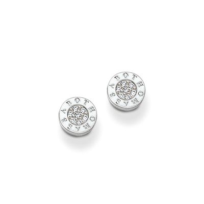 Thomas Sabo H1547-051-14 Ohrstecker Damen Classic Pavé Weiss Sterling-Silber