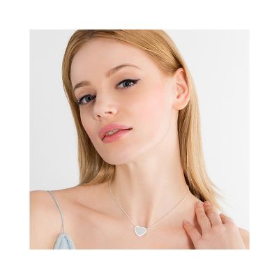 Thomas Sabo KE1479-051-14 Kette Anhänger Damen Herz Pavé Sterling-Silber 42 cm