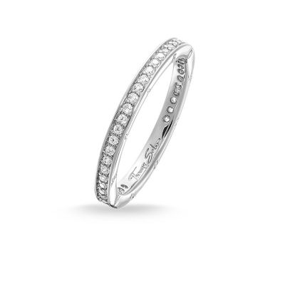 Thomas Sabo Ring Eternity Pavé Sterling Silber TR1983-051-14 Gr. 48