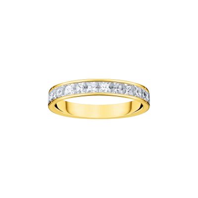 Thomas Sabo Ring Damen Zirkonia-Pavé Vergoldet TR2358-414-14