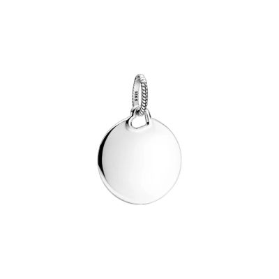 Pandora Anhänger Damen Gravierbar Rund Sterling-Silber 398610C00