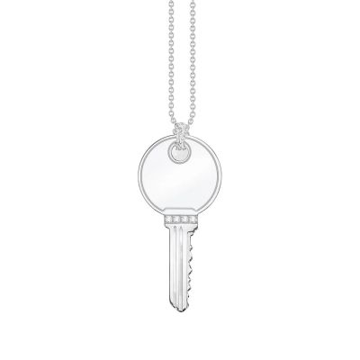 Thomas Sabo KE2131-051-14 Halskette mit Anhänger Damen Schlüssel Sterling-Silber