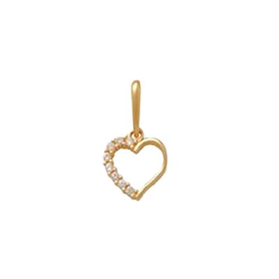Xenox Anhänger Damen Fine Herz Zirkonia 585 Gelbgold XG14K0160G