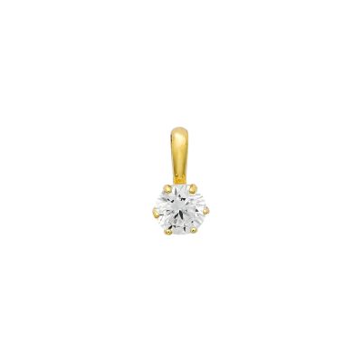 Xenox Anhänger Damen Fine Zirkonia 585er Gelbgold XG14K0195G
