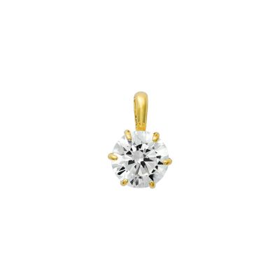 Xenox Anhänger Damen Fine Zirkonia 585er Gelbgold XG14K0196G