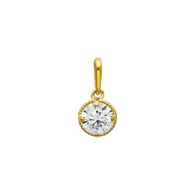 Xenox Anhänger Damen Fine Zirkonia 585er Gelbgold XG14K0200G