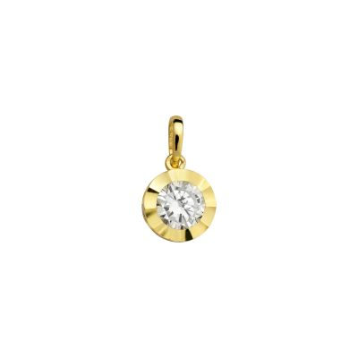 Xenox Anhänger Damen Fine Zirkonia 585er Gelbgold XG14K0204G