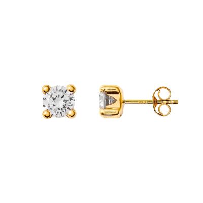 Xenox XG14K4051G Ohrstecker Ohrringe Damen Fine Krappenform Gelbgold 585/-