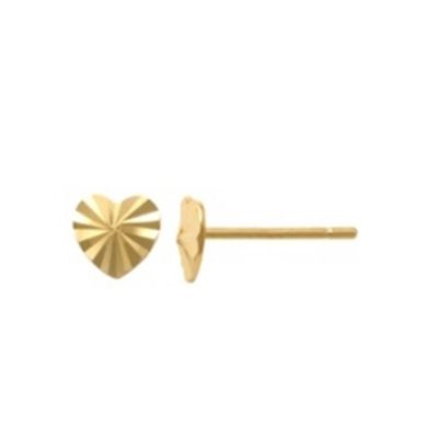 Xenox Ohrstecker Ohrringe Damen Fine Herz 585 Gelbgold XG14K4205G