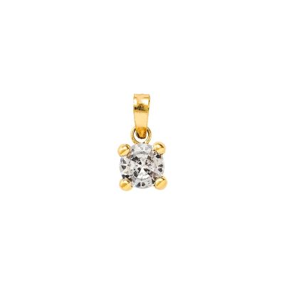 Xenox Anhänger Damen Fine Zirkonia 585er Gelbgold XG14K0030G