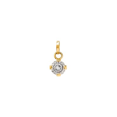 Xenox Anhänger Damen Fine Krappe Zirkonia 585er Gelbgold XG14K0033G