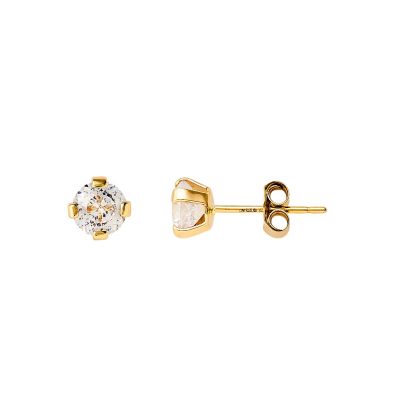 Xenox Ohrstecker Damen Fine Zirkonia 585er Gelbgold XG14K4075G