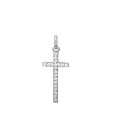 Xenox Anhänger Kreuz mit Zirkonia 925 Sterlingsilber XS10038