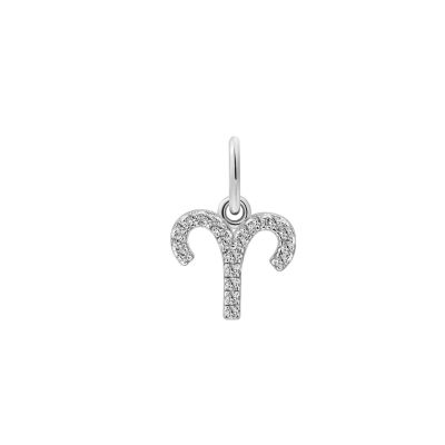 Xenox Anhänger Damen Sternzeichen Widder Zirkonia Silber XS10460W