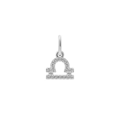 Xenox Anhänger Damen Sternzeichen Waage Zirkonia Silber XS10466W